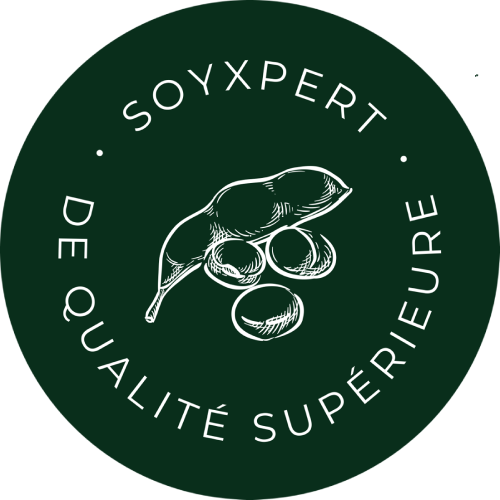 Logo de SoyXpert, fabriquant québécois de tofu ferme biologique sans ogm