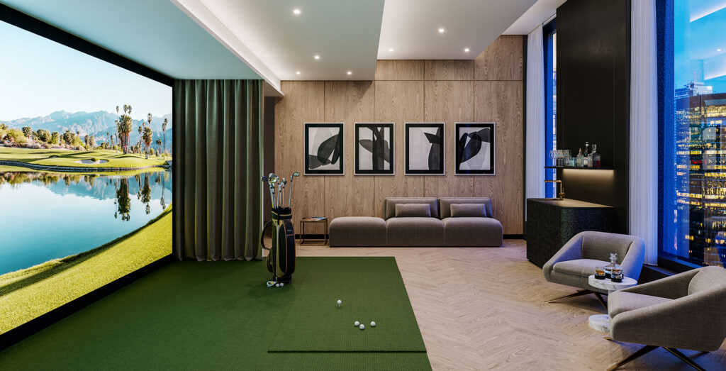 Installation de golf dans les condos à Montréal