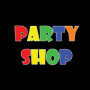 Logo de Party Shop, boutique de party qui offre divers accessoires de fête (anniversaire et autres)