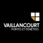 Logo de Vaillancourt Portes et Fenêtres, entreprise fabriquant entre autres des portes de garage sectionnelles